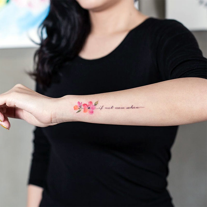 11 Feminine Cherry Blossom Tattoo Ideas That Will Blow Your Mind  alexie