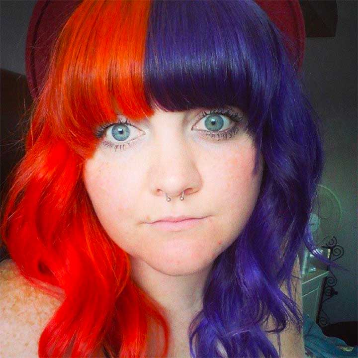 17 Half And Half Hair Colors That Prove Two Hues Are Better Than One