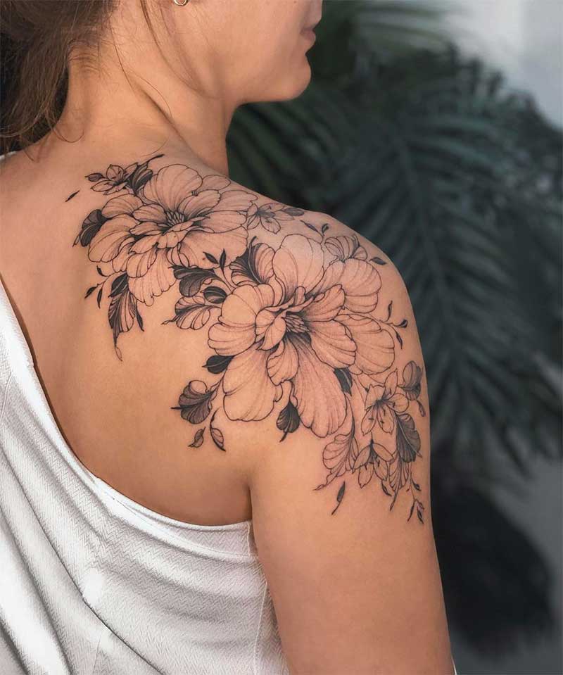 shoulder tattoos for girls