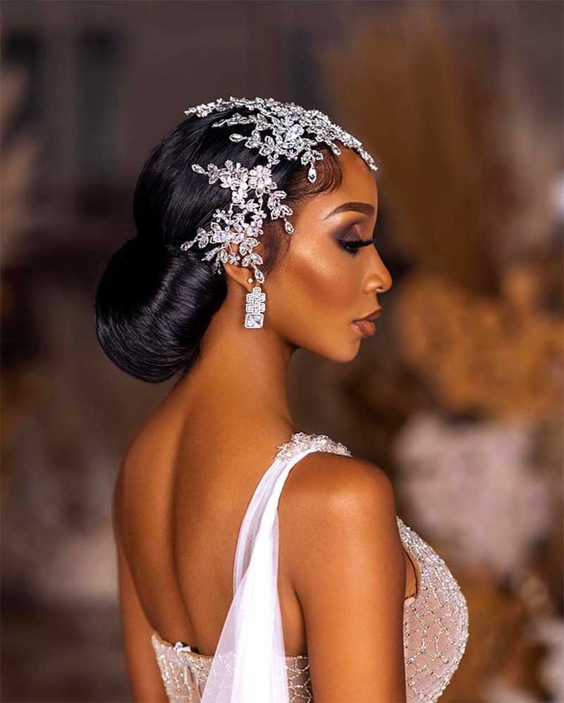 Wedding Hairstyles For Black Women 40 Looks  Expert Tips