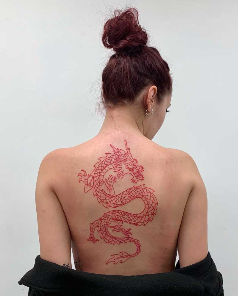 Dragon Tattoo Designs for Girls  Tattoos  Body Piercings